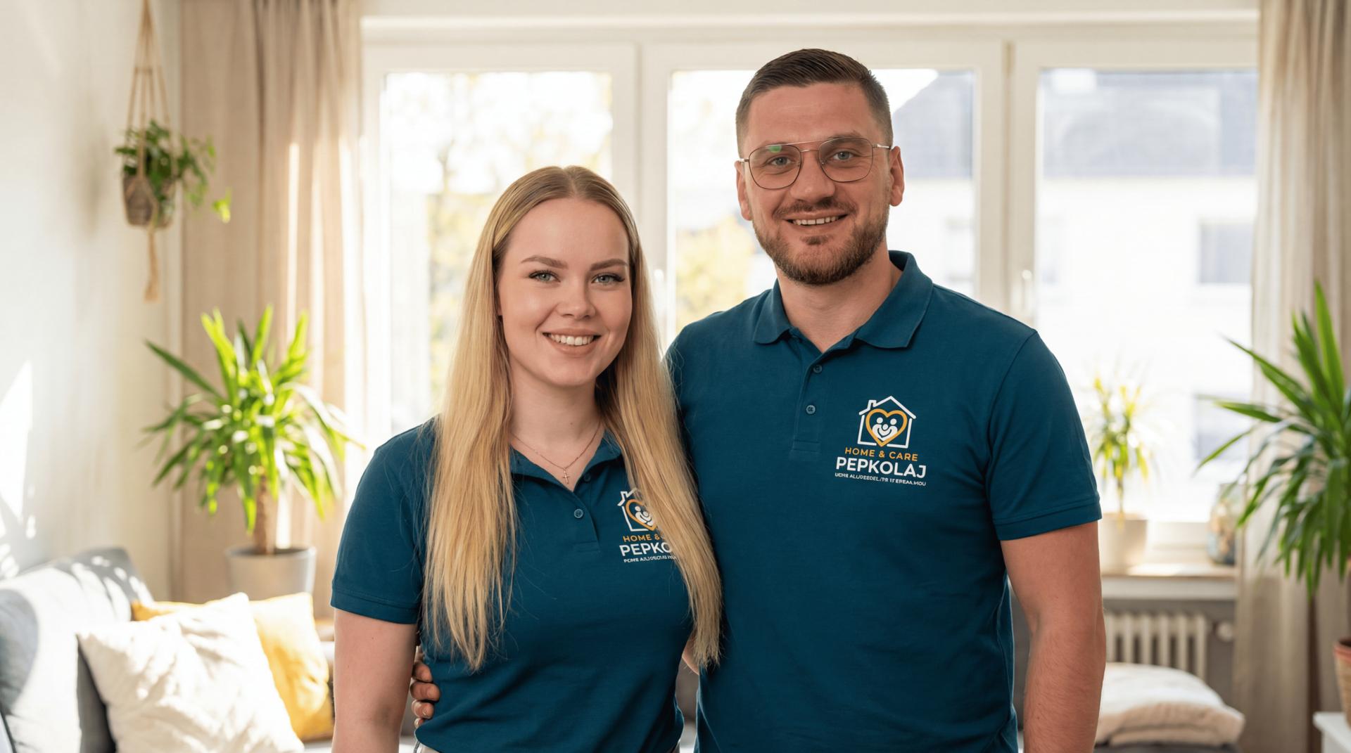 Klisard und Greta Pepkolaj – Team Pepkolaj Home & Care Düsseldorf