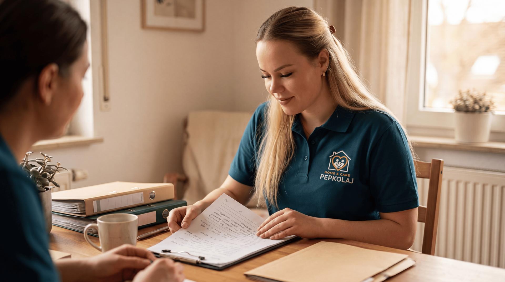 Greta Pepkolaj Pflegefachkraft in Aktion – Pepkolaj Home & Care Düsseldorf